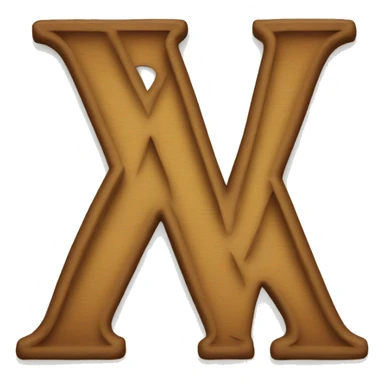 letter m with the letter a in the middle  sticker