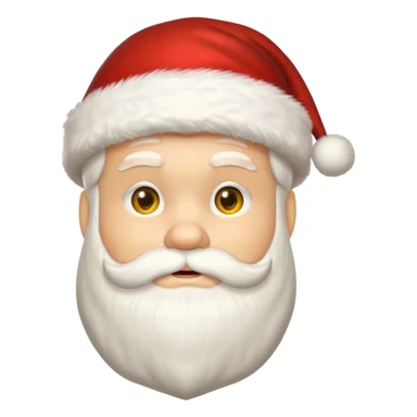 create a yellow santa image with santa hat sticker