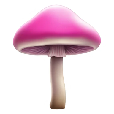 Pink mushroom sticker