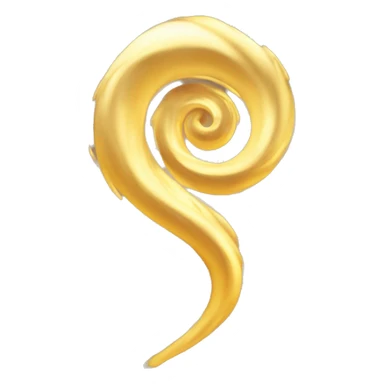 Golden light swirl tornado sticker