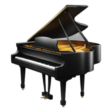 grand piano sticker