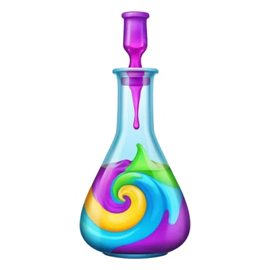 bottle of dye sticker