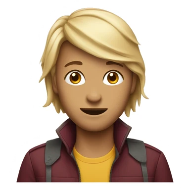 Emoji burgundi collection  sticker