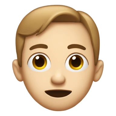 Squinted side eye sticker