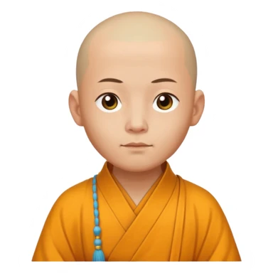 Chinese monk  sticker