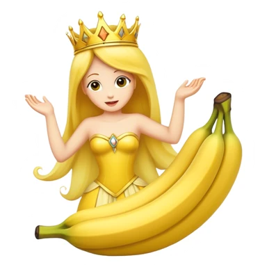 banana princess sticker