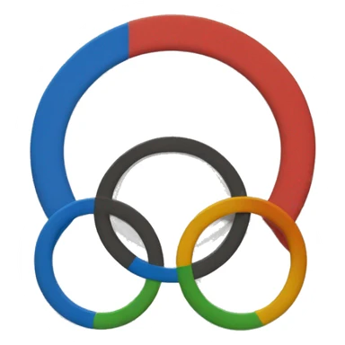 Olympic rings sticker