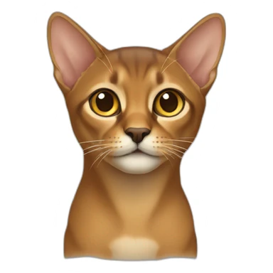 light abyssinian sticker