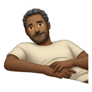 man take rest sticker