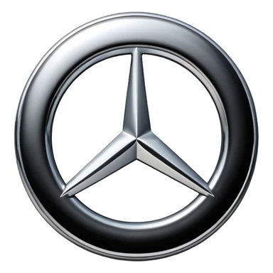 Make Mercedes logo sticker