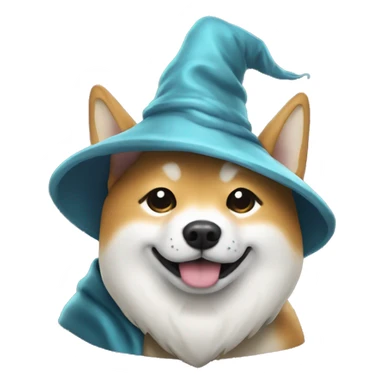 shiba gandalf wizard sticker