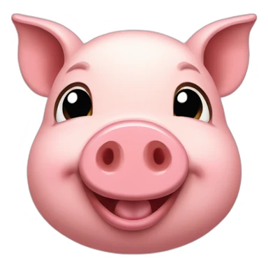 Little Pig Smiles sticker