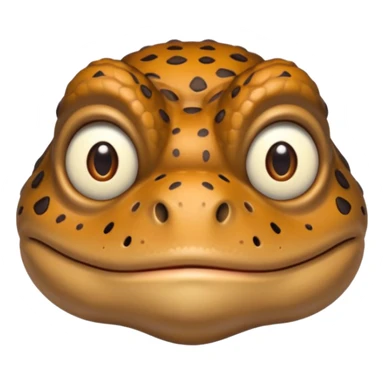 bufo neutral expression sticker