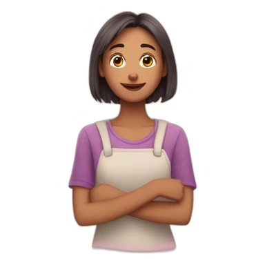 Nombre Asra hecho de corazones sticker