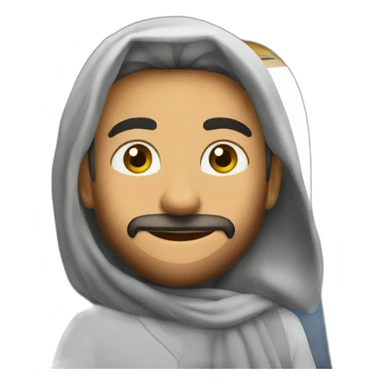 Arabe dans un avion sticker