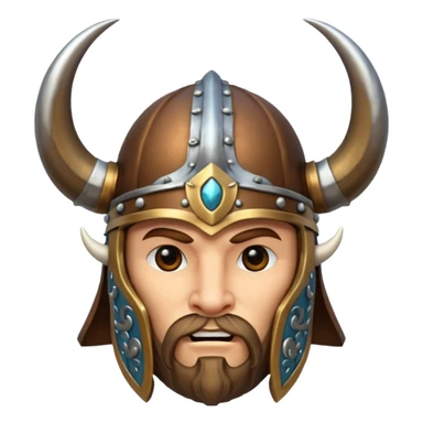 viking helmet no man sticker