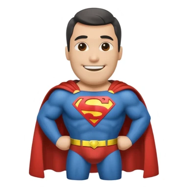 a moai emoji with a superman cape with the original face or the moai emoji with a super man saving people vibe like the superman there is some man waiting in the sky meme but the moai sticker