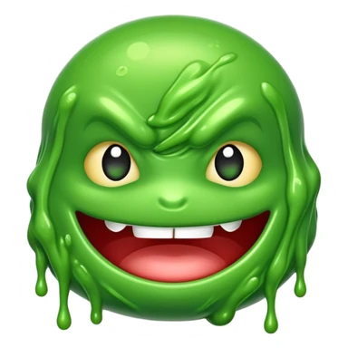 Green slime gang ninja  sticker