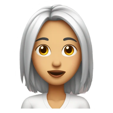 Chica durmiendo coquette sticker