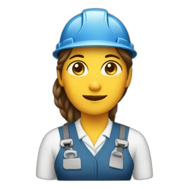 woman worker sticker
