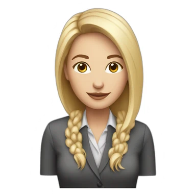 community manager woman caucasic sticker