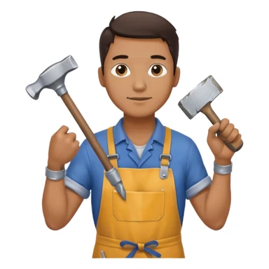 Street Sign Maker man sticker