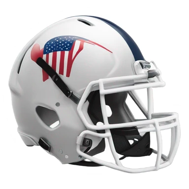 American football helmet sticker