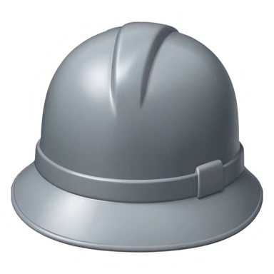  grey hard hat sticker