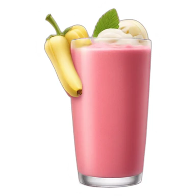 strawberry banana raspberry smoothie sticker