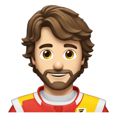 Fernando alonso coche ferrari sticker