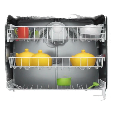loaded dishwasher  sticker