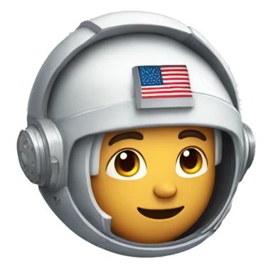 Astronaut guy with wacy hair sticker
