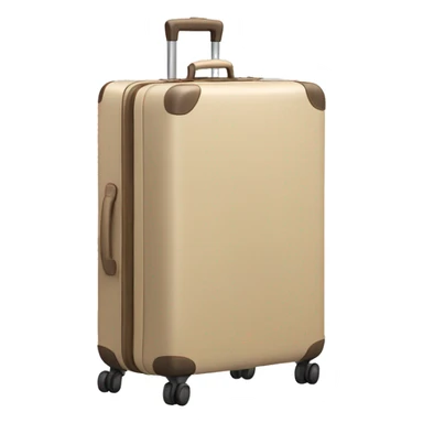 suitcase beige sticker