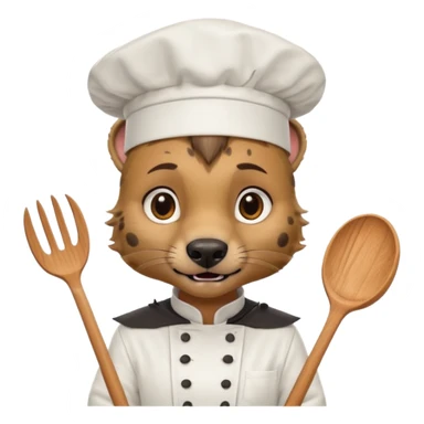 chef hyena sticker