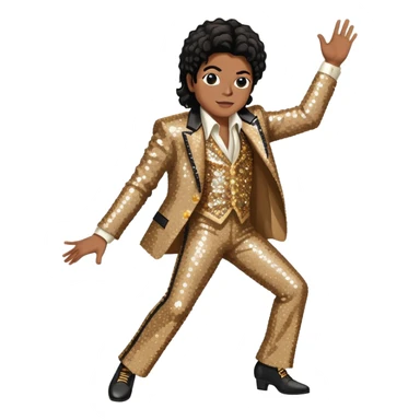 Michael Jackson dançando Rock With You sticker