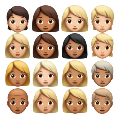 Anime different reactions sticker