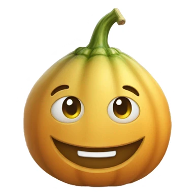 smiling gourd sticker