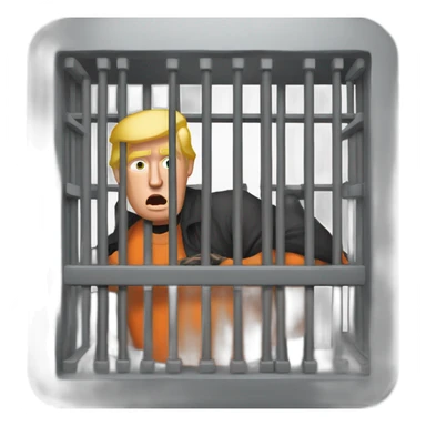 trump-in-jail-cell sticker
