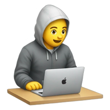 Chat qui travail sur un mac sticker