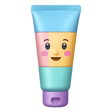 a pastel tube cosmetic sticker