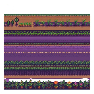 farm field with crops growing sticker