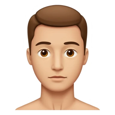 🧔🏻+with a neck sticker