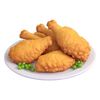 fried chicken meal sticker