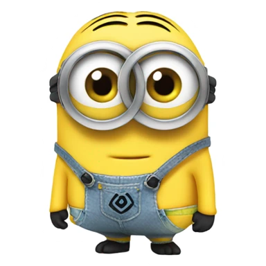 minion in a bikini sticker