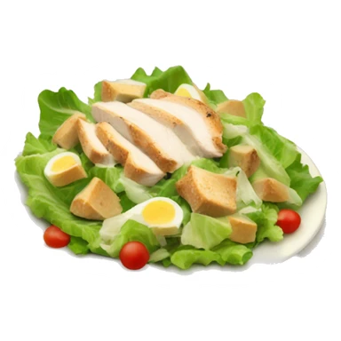 Chicken Caesar salad sticker