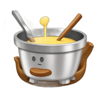 Fondue sticker
