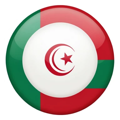 circle iranian flag sticker