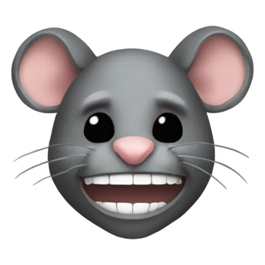 Rat in anonymous mask sticker