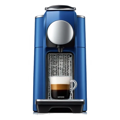 Blue vertuo nespresso machine  sticker