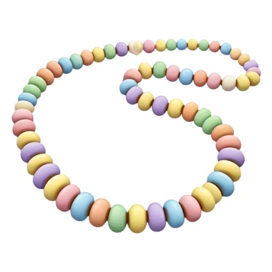 Pastel smarties Candy necklace sticker